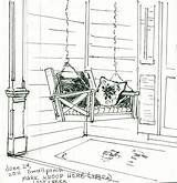 Porch Swing Coloring Pages Sketch Hayley Persing Pauline Writing Natural History Template House Marsha Stop Ready Were Before sketch template