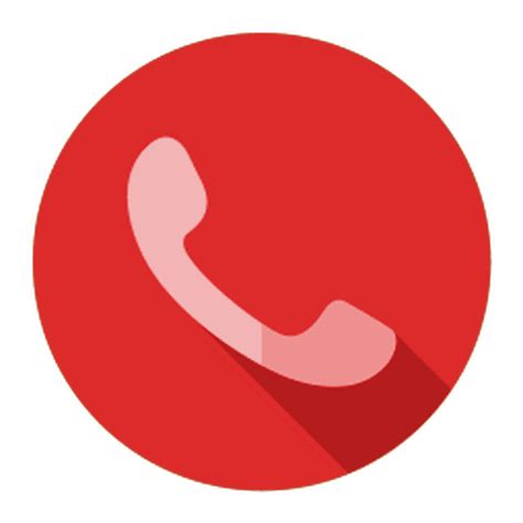 red call button png transparent image png arts