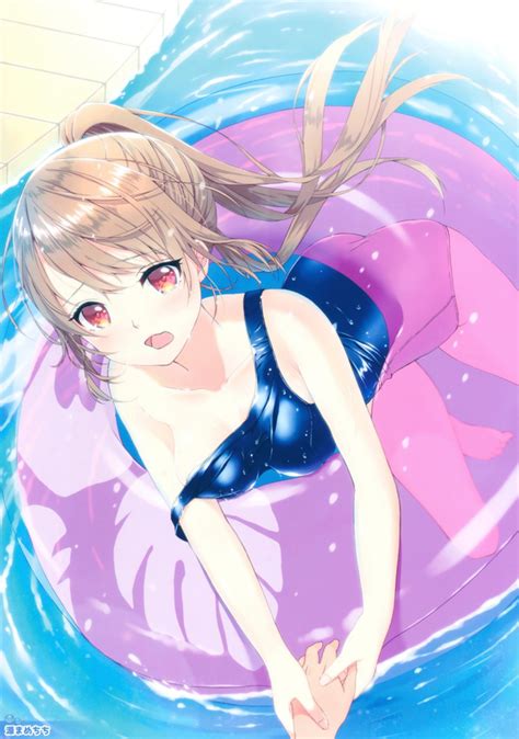 swim lessons inflatable anime alpha