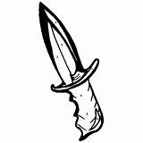 Knife Coloring Pages Bloody Designlooter Drawings Print sketch template