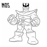 Thanos Coloring Pages Lineart Line Drawing Printable sketch template