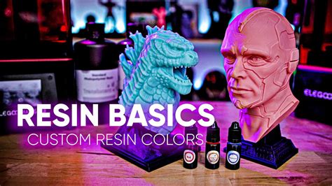 resin  printing basics    resin colors youtube