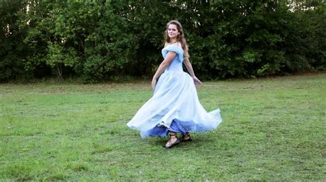 Cinderella Transformation Dress Youtube