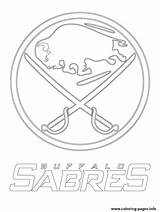 Sabres Buffalo Logo Coloring Pages Hockey Nhl Printable Sport1 Template Bills Drawing Color Popular Silhouettes sketch template