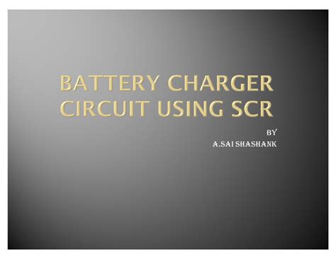 battery charger ckt  scr  transformer battery charger