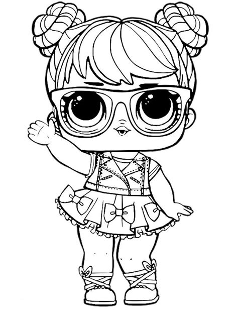 coloring pages lol dolls lol surprise doll coloring pages