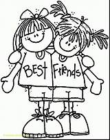 Coloring Friends Pages Forever Bff Getdrawings sketch template
