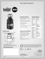 insinkerator badger  manual