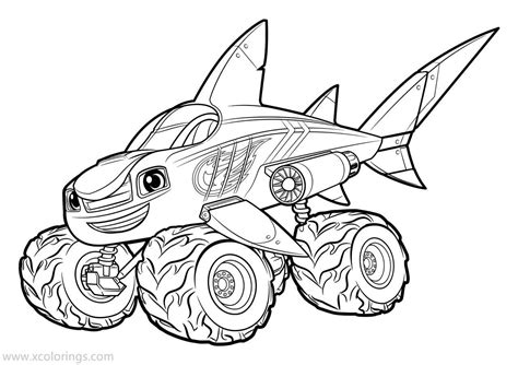 monster truck coloring pages shark coloring pages paw patrol coloring