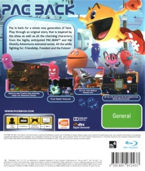 Pac Man And The Ghostly Adventures Box Shot For Playstation 3 Gamefaqs