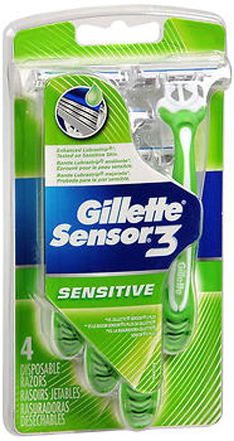 gillette sensor  disposable razors sensitive  ct   drugstore
