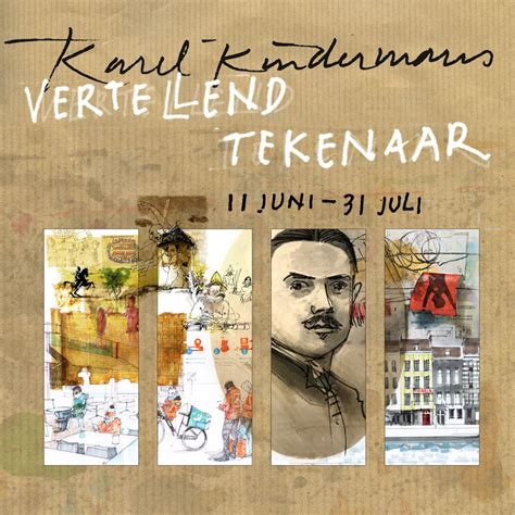 vertellend tekenaar expositie van karel kindermans  galeriewind kindermansnl