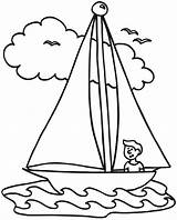 Boat Coloring Pages Sailing Kids Drawing Dragon Row Sail Yacht Speed Fishing Sea Line Color Getcolorings Cargo Ship Stranded Help sketch template