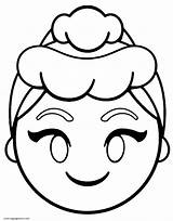 Emojis Disneyclips Printable Poop Cinderella Emociones Coloringhome Coloringonly Caritas Smiling Sunglasses sketch template