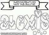 Coloring Name Pages Emma Names Own Alexis Make Girls Personalized Bubble Printable Letters Cool Drawing Print Color Create Getdrawings Getcolorings sketch template