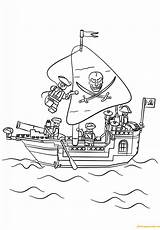 Lego Pirate Coloring Ship Pages Printable Ninjago Simple Pirates Color Pearl Sheet Kids Drawing Print Sketch Getdrawings Space Template Dolls sketch template