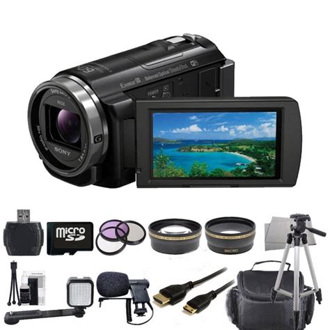 sony gb hdr pj full hd handycam camcorder  built  projector black accessory