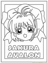 Sakura Cardcaptor sketch template
