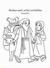 Abraham Coloring Bible Pages Sarah Isaac Printable Rebekah Sheets Drawing Stories Jesus Kids Preschool Colouring Crafts Story Children School Sunday sketch template