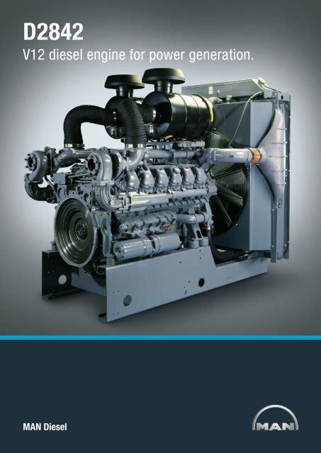 diesel engine  power generation man diesel turbo se