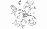 3axis Dxf Floral  sketch template