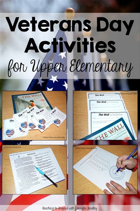 printable veterans day activities  upper elementary students