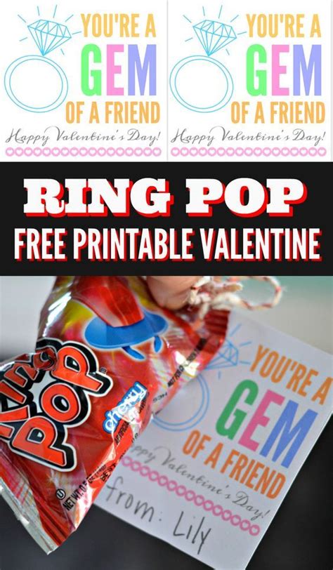 printable ring pop valentine