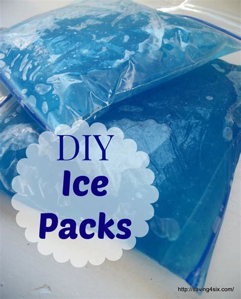 crafts diy ice packs