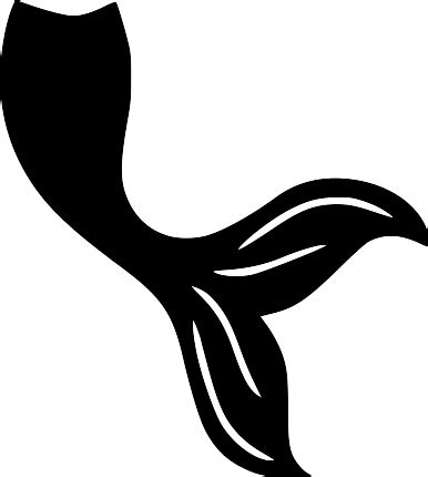 mermaid tail silhouette svg