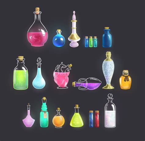 artstation potion bottles