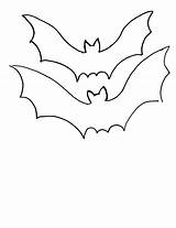 Bat Template Stencil Halloween Clipart Clip Cliparts Library Emblem Collection sketch template