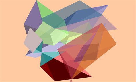 wallpaper colorful illustration minimalism symmetry cube