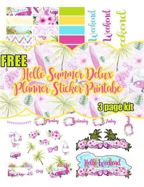 planner stickers printable planner stickers  printable stickers