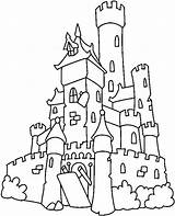 Castle Princess Coloring Pages Disney Color Printable Colouring Getcolorings sketch template