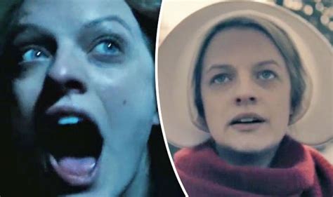 the handmaid s tale finale elisabeth moss cried as offred story ends in tense cliffhanger tv