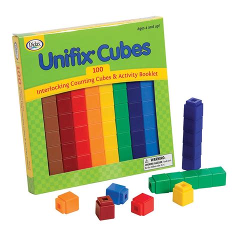 unifix cube set   pack dd  didax unifix