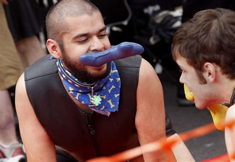 pup play latex and bondage here s what we saw at the 2019 folsom