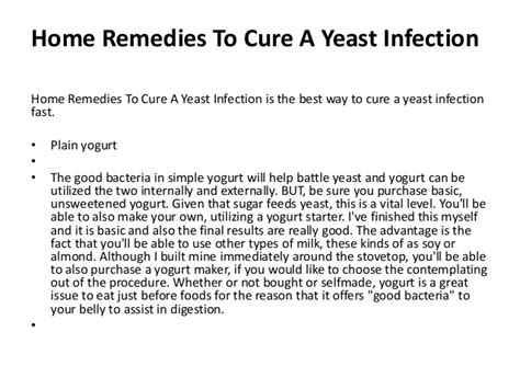 yeast infection in women guide