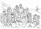 Coloring Pilgrims Mayflower Pages Landing First Myles Standish Lead Printable Thanksgiving Drawing November Getcolorings Color sketch template