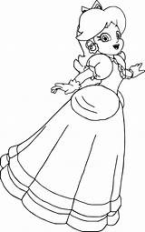 Mario Princesse Rosalina Prinzessin Gratuit Kart Getcolorings Malvorlagen Bébé sketch template
