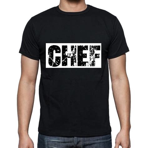 chef  shirt mens  shirt occupation  size black cotton