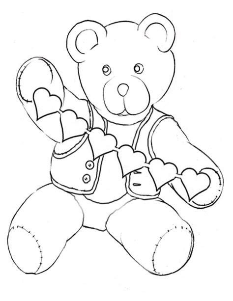 valentines day coloring pages valentine teddy coloring pages teddy