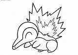 Cyndaquil sketch template