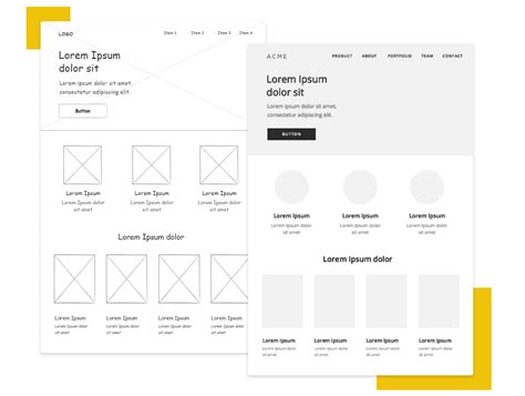 wireframe examples  inspire   design cacoo images
