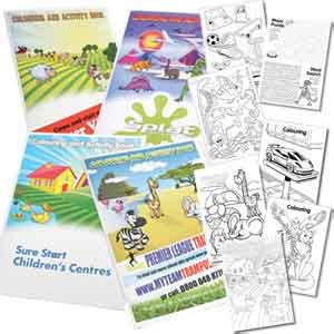childs activity book printed  personalised   uks