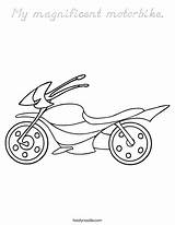 Worksheet Motorcycle Coloring Motorbike Magnificent Twistynoodle Favorites Login Add Built California Usa Noodle sketch template