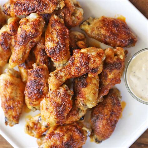 baked chicken wings are easy to make and they come out crispy and