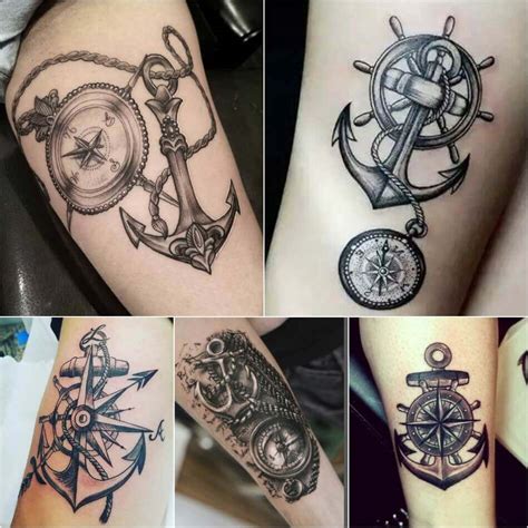 Compass Tattoo Designs Popular Ideas For Compass Tattoos