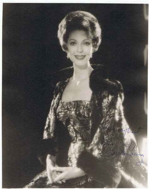 Loretta Young Original Signed Large Photo With Coa Ebay Loretta