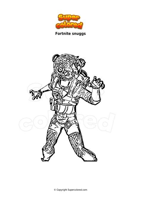 fortnite bunny skin coloring page
